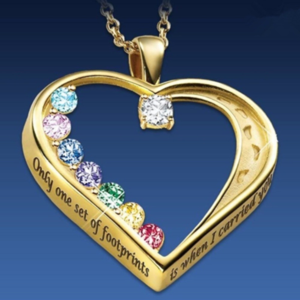 Sale New Road to my heart footprints Necklace